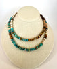Double Blue and Brown
